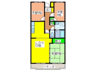 ヨコマ－ク加茂の物件間取画像